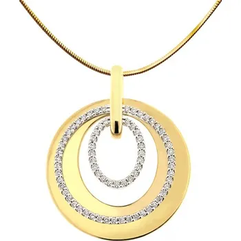 Prsten Elegantní diamantový přívěsek ze žlutého zlata ARISTEO s brilianty 3953257 (3953257 - POŠTOVNÉ ZDARMA!!! )