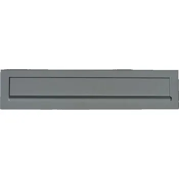 Poštovní schránka DOLS Dveřní vhoz s protikusem - RAL 7040 šedá