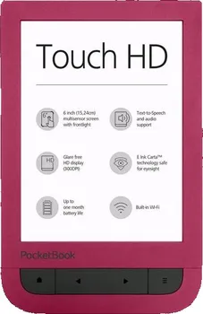 Čtečka elektronické knihy PocketBook 631 Touch HD červená