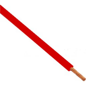 elektrický kabel Vodič (kabel) CYA 1 červený, 1 metr