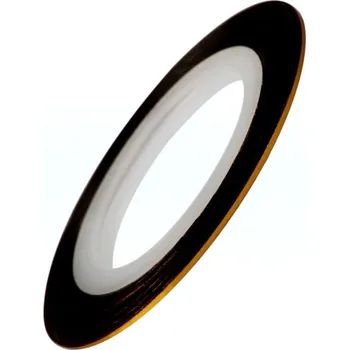 Umělé nehty Samolepicí zdobící páska, zlatá