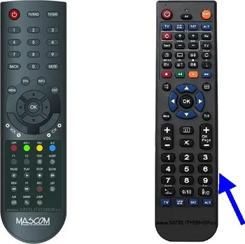 MASCOM MC280HD-IR dálkový ovladač náhradní