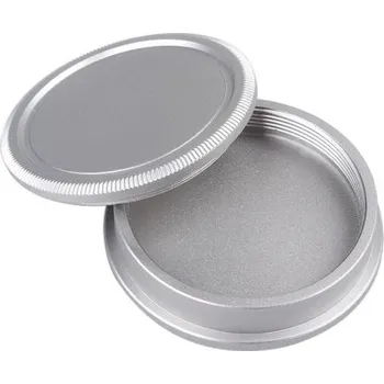 Kovová krytka bajonetu a těla M39 stříbrná (Precizní provedení ve stříbrné barvě)