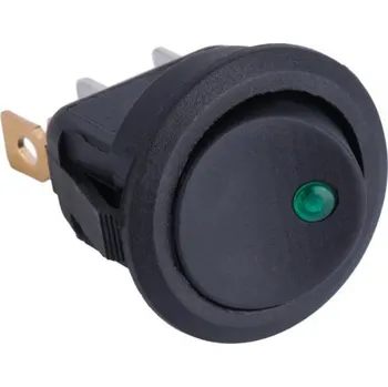 Vývojová deska LED Kolébkový přepínač - Zelená dioda