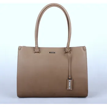 Velká dámská kabelka David Jones 5524A-2 hnědošedá | KabelkyproVas.cz