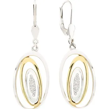 Prsten Elegantní diamantové náušnice ze žlutého zlata AGAPE s brilianty 1750129 (1750129 - POŠTOVNÉ ZDARMA!!! )