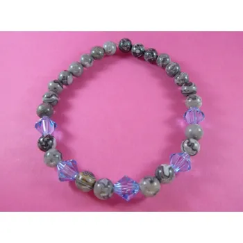 Šperk Winter Fog - náramek z minerálů (Náramek z minerálů)