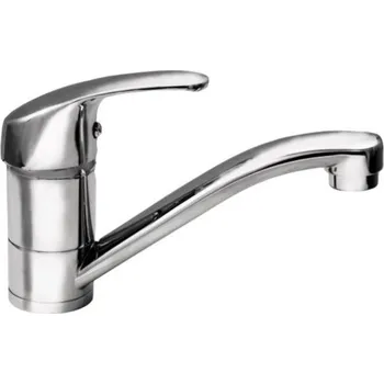 Vodovodní baterie ZORA, dřezová stojánková baterie, krátké ramínko, chrom