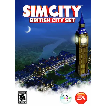 Počítačová hra SimCity: British City Set PC digitální verze