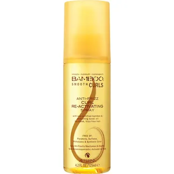 Alterna Bamboo Smooth Anti-Frizz Curls Curl Re-Aktivating Spray lehká mlha na kudrnaté vlasy 125 ml Stylingový přípravek Alterna Bamboo Smooth Anti-Frizz Curls Curl Re-Aktivating Spray lehká mlha na kudrnaté vlasy 125 ml