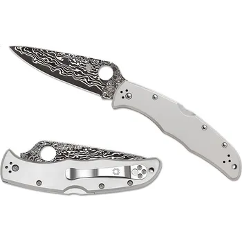 Spyderco Endura 4 Titanium Damašek, zavírací nůž s klipem C10TIPD