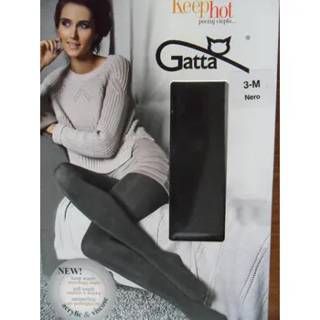 Dámské punčochy Gatta Keep hot Punčochové kalhoty nero-černé (velmi teplé acrylové punčochové kalhoty)
