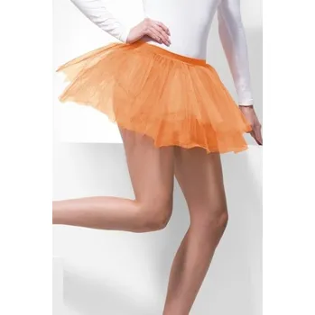 Karnevalový doplněk Minispodnička neonová - Oranžová