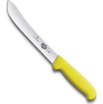 Kuchyňský nůž Špalkový nůž Victorinox Fibrox 18 cm, silná čepel, žlutý