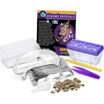 Dětská vědecká sada Ep Line EIN-O Úžasné krystaly: fialový ametyst nebo bílý diamant