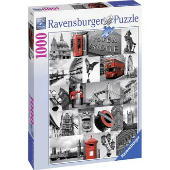 Puzzle Ravensburger Londýn koláž 1000 dílků