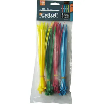 Stahovací páska Stahovací pásky - nylon; BAREVNÉ; 2.5x150 mm (4x25 ks) - U/4425