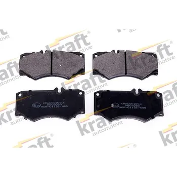 Brzdová destička Sada brzdových destiček, kotoučová brzda KRAFT AUTOMOTIVE 6001050