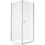 Roltechnik Čtvercový nebo obdélníkový sprchový kout DCO1+DB - otevírací dveře s pevnou stěnou 100 cm 90 cm