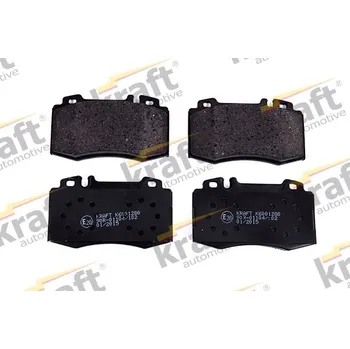 Brzdová destička Sada brzdových destiček, kotoučová brzda KRAFT AUTOMOTIVE 6001280