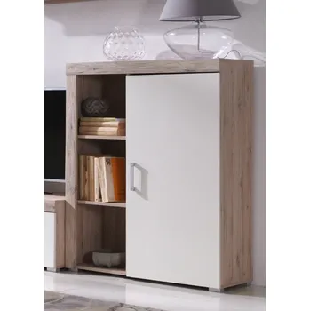 Knihovna Nábytek PEGAS s.r.o. Regál SAMBA R3, San marino/Crem