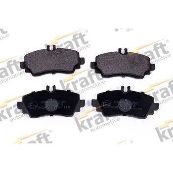 Brzdový systém Sada brzdových destiček, kotoučová brzda KRAFT AUTOMOTIVE 6001250