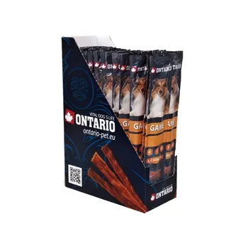 Pamlsek pro psa Ontario display stick Game 50 ks
