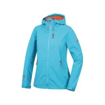 Dámská bunda HANNAH Casia Hawaiian ocean dámská 42; Modrá softshell bunda + DÁREK DLE VÝBĚRU!