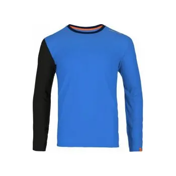 Ortovox ROCK'N'WOOL LONG SLEEVE vivid blue S; Modrá triko + DÁREK DLE VÝBĚRU!