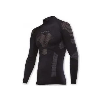 Pánské termoprádlo SENSOR COMPRESS 3D pánské triko dl.rukáv černá S/M; Černá triko