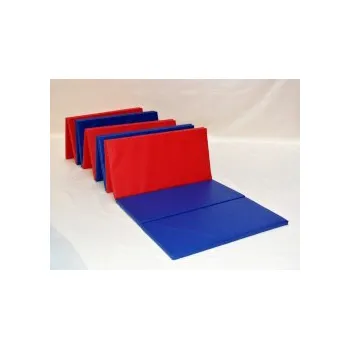 Žíněnka Žíněnka skládací 400x100x3 cm, 8-dílná, Barva: červená