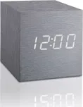 Gingko Cube Aluminium Click Clock LED