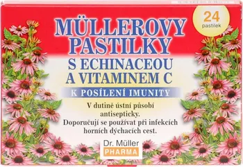 Přírodní produkt Dr. Müller Müllerovy pastilky s echinaceou a vitaminem C