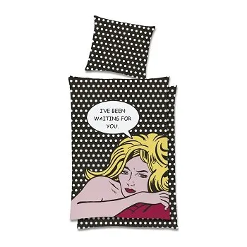 Povlečení Bavlněné povlečení Čekám na Tebe 70x90, 140x200 cm