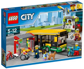 Stavebnice LEGO LEGO City 60154 Zastávka autobusu