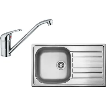 Sinks dřez Hypnos 860 + baterie Vento 4 Nerezový dřez Sinks dřez Hypnos 860 + baterie Vento 4