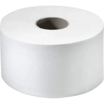 Toaletní papíry Toaletní papír dvouvrstvý bílý, průměr 280mm, 100% celuloza, 250m