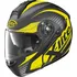 Helma na motorku X-lite X-1004 Nordhelle N-Com Flat Black/Yellow