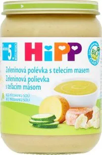 HiPP BIO Zeleninová polévka s telecím masem