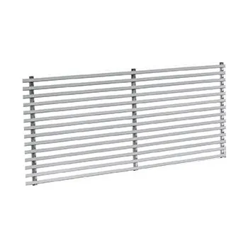 Větrací mřížka Brofer MSO-1.1 1000x150 RAL 9010 stěnová mř. 1-řadá, profil 15°