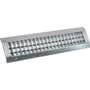 Větrací mřížka Brofer KVP2-H-1.0 800x150 RAL 7035 vyústka průmyslová