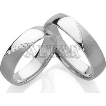 Prsten Stříbrné snubní prsteny ST1089