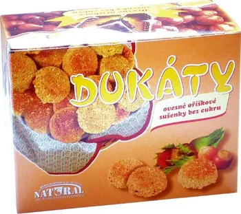 Natural Dukáty ovesné sušenky lískooříškové 200 g