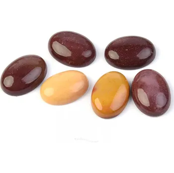 Přírodní kámen Mookait šperková mugle 18 x 13mm