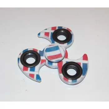 Hračka pro nejmenší Fidget Spinner - bílý se vzorem