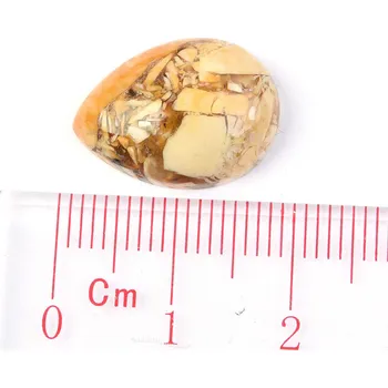 Přírodní kámen Mookait brekciový mugle šperková 18x13mm