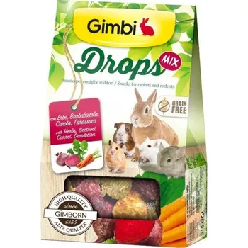 Krmivo pro hlodavce Gimbi Drops mix 50 g