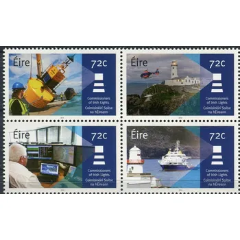 Poštovní známka Irish post (2016) MiNr. 2203 - 2205 ** - Irsko - 4-bl - Majáky: 150 let komisařů Irish Lights (2017)