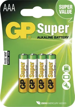 Článková baterie GP Super LR03 AAA 4ks
