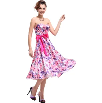 Dámské šaty Ever Pretty šaty letní květinové 6089 Velikost: S / 36 / 06 / 08